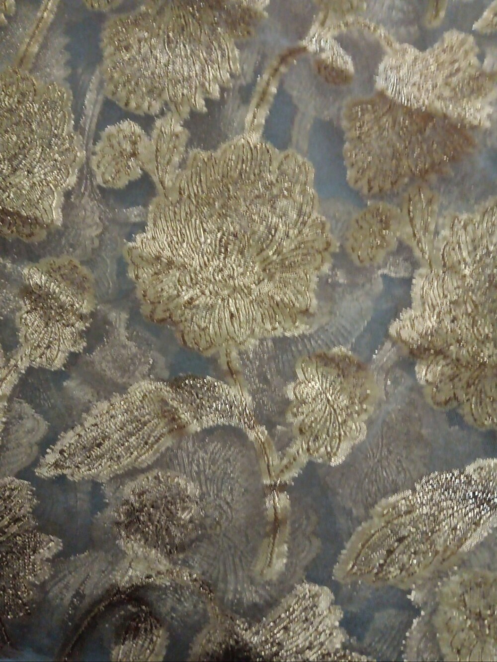 Gold Lame Fabric 33x100